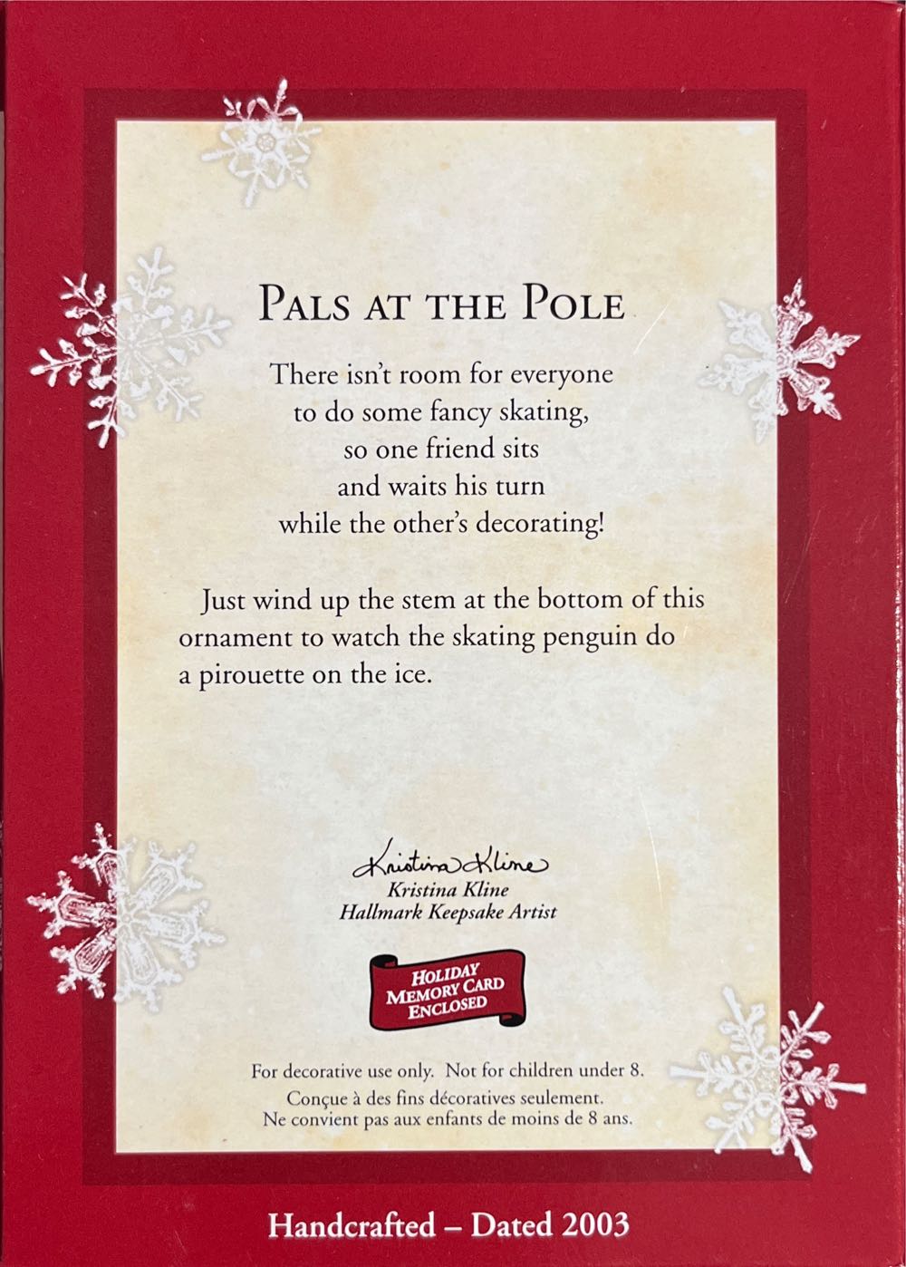 Playful Penguins Pals At The Pole (2003) - Playful Penguins (Pals At The Pole) ornament collectible [Barcode 015012754735] - Main Image 2