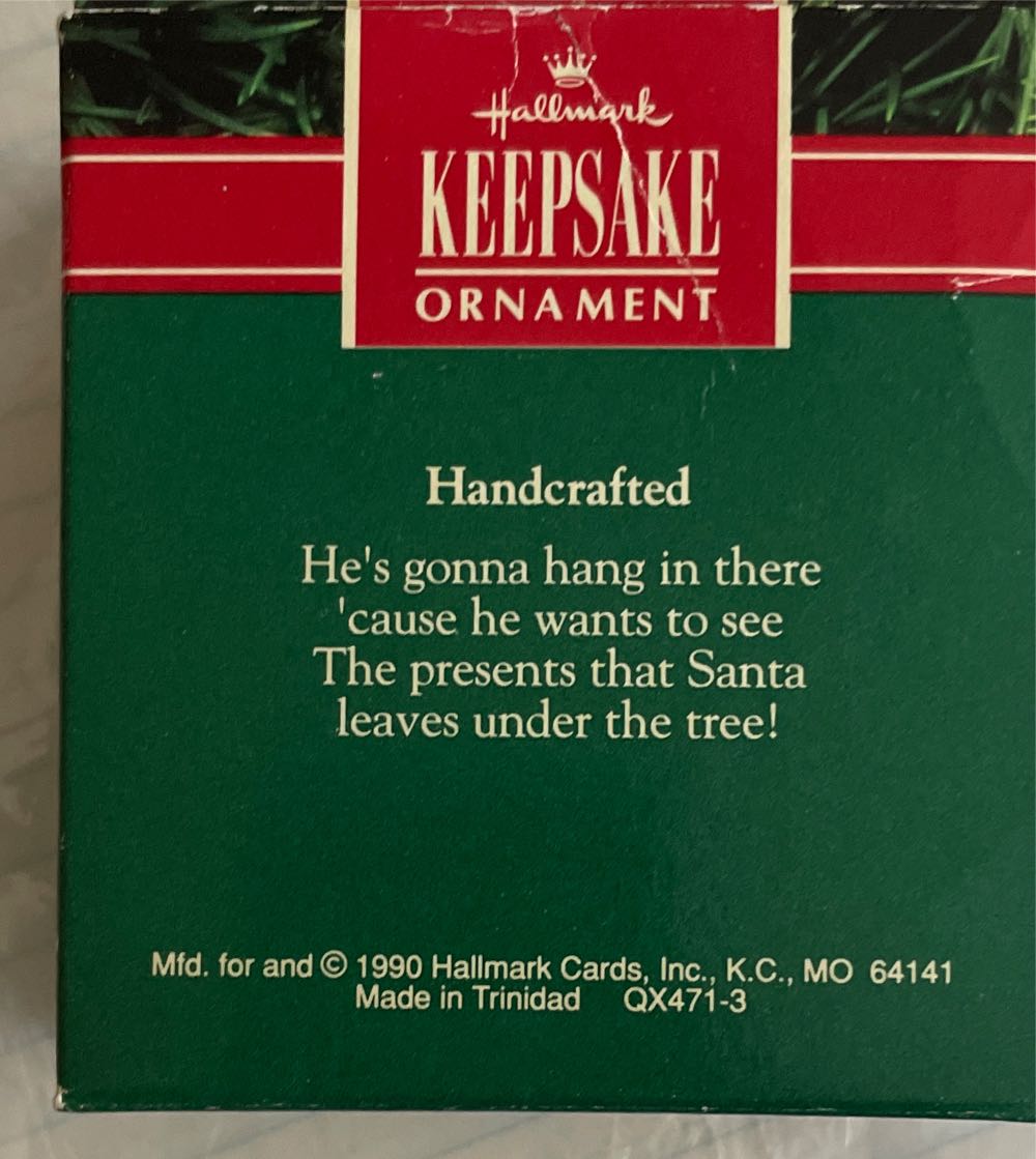 Hang In There   (Animals & Nature) ornament collectible [Barcode 070000027420] - Main Image 4