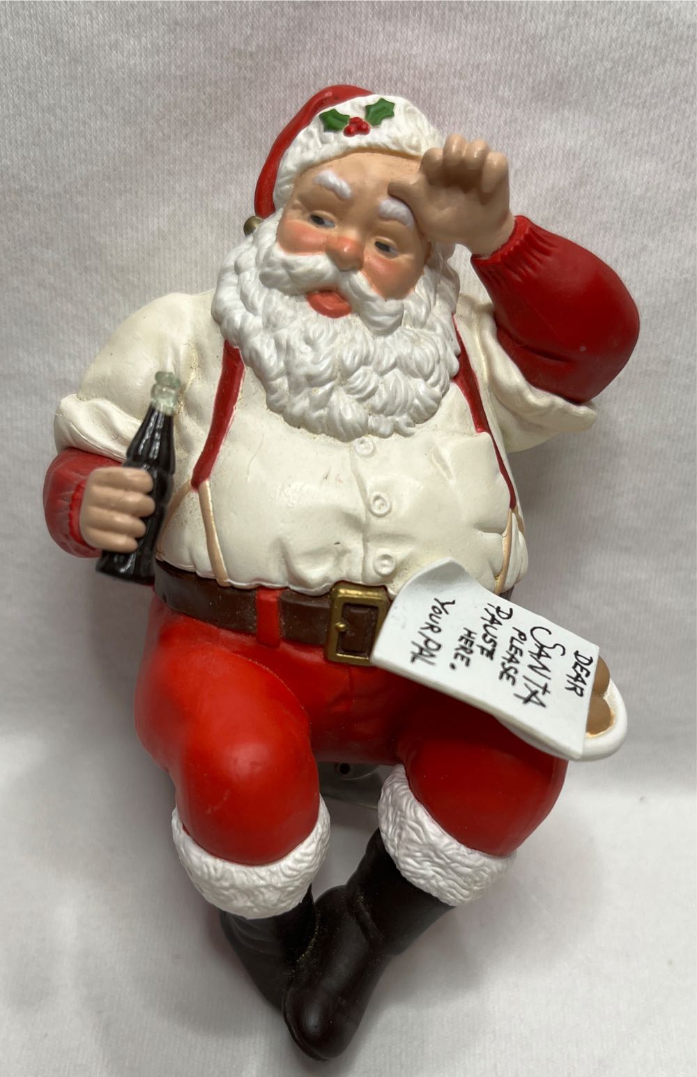 Please Pause Here - Coca-Cola Santa (Coca-Cola) ornament collectible [Barcode 070000027505] - Main Image 3