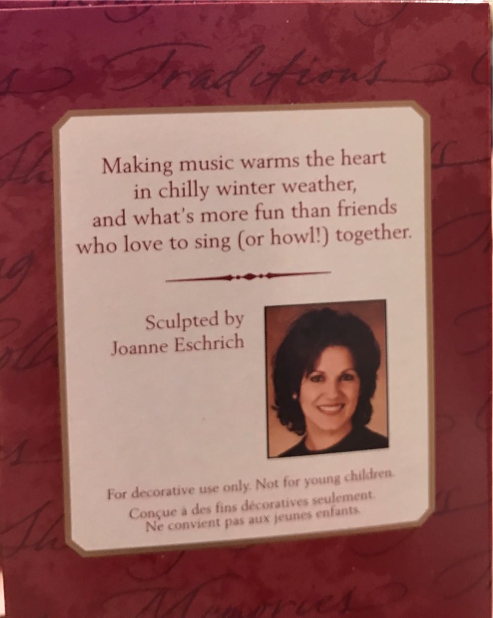 Caroler’s Best Friend - Nativity (Boy, Dog, Family, Caroling) ornament collectible [Barcode 015012565584] - Main Image 2