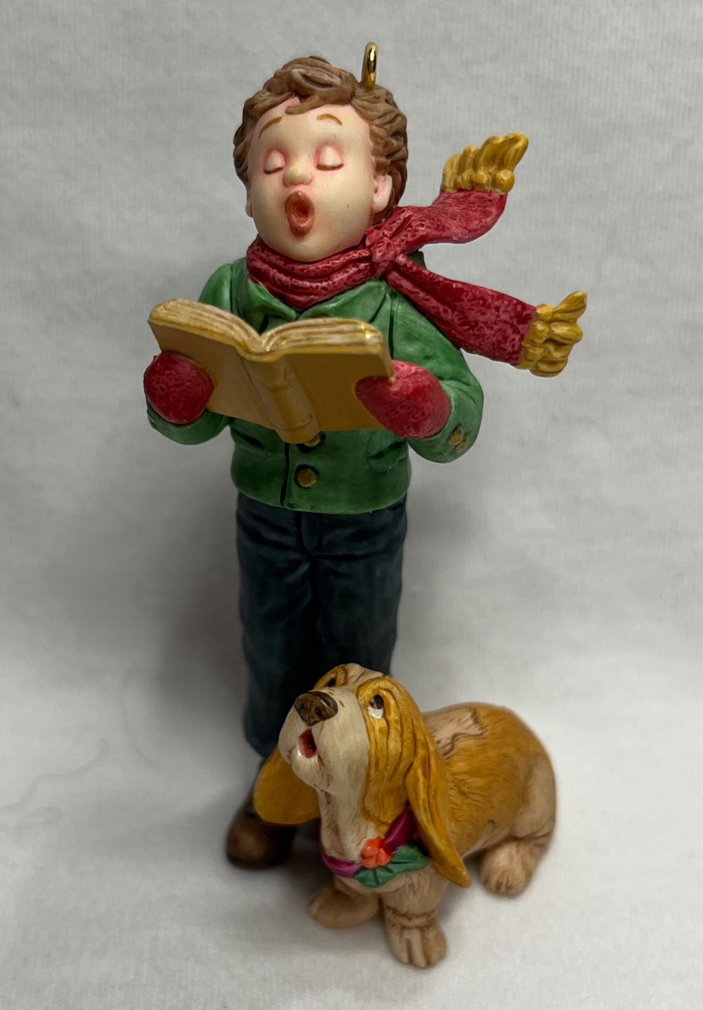 Caroler’s Best Friend - Nativity (Boy, Dog, Family, Caroling) ornament collectible [Barcode 015012565584] - Main Image 3