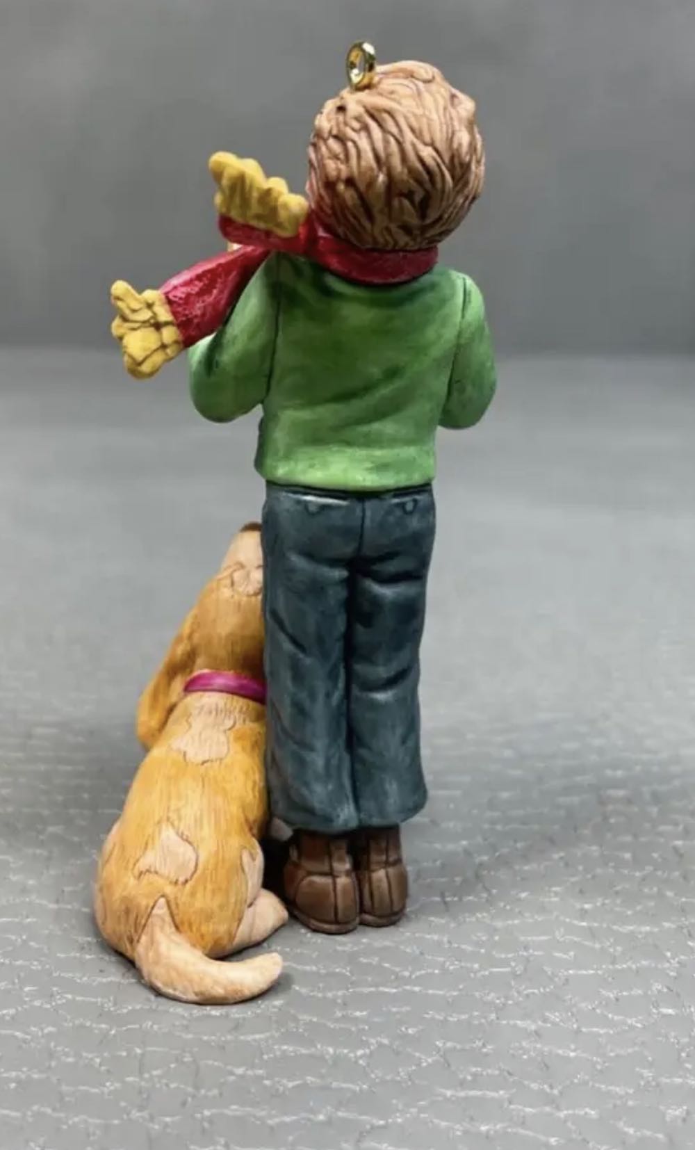 Caroler’s Best Friend - Nativity (Boy, Dog, Family, Caroling) ornament collectible [Barcode 015012565584] - Main Image 4