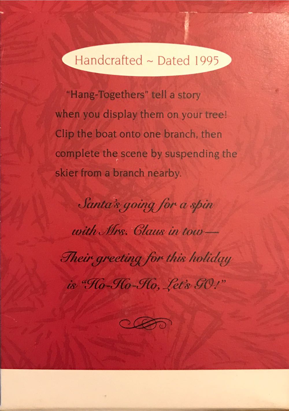 Water Sports  (Hang Togethers) ornament collectible [Barcode 015012262650] - Main Image 2