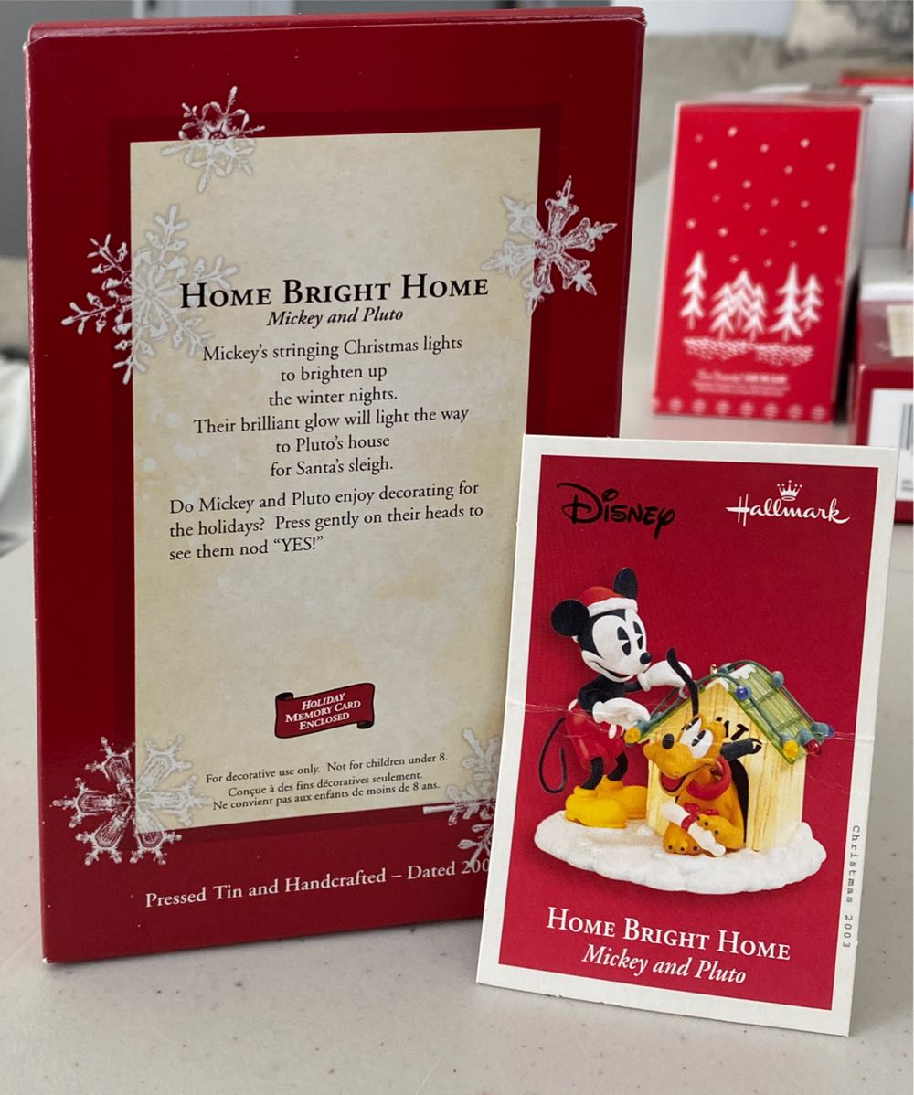 Disney Mickey & Pluto Home Bright Home - Disney Mickey And Pluto (Mickey and Pluto) ornament collectible [Barcode 015012770995] - Main Image 2