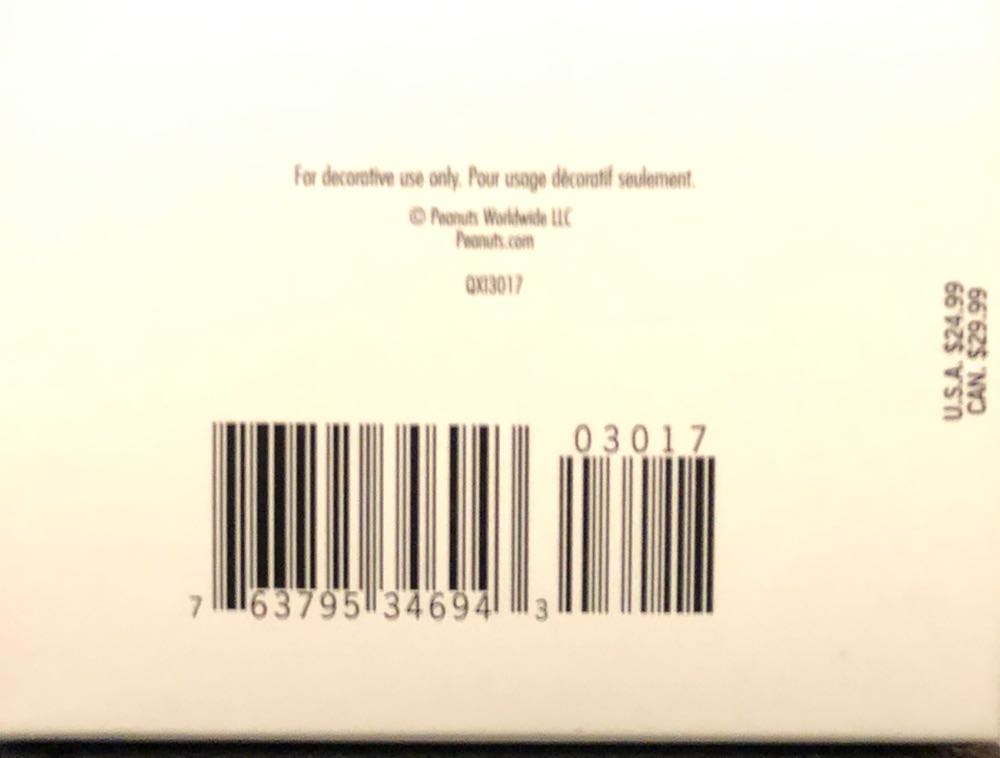 Snoopy - A Charlie Brown Christmas (Peanuts) ornament collectible [Barcode 763795346943] - Main Image 3