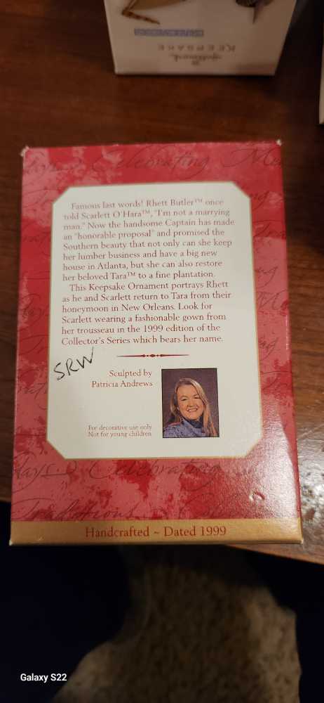 Gone With The Wind- Rhett Butler - Gone With The Wind (Gone With The Wind) ornament collectible [Barcode 015012479676] - Main Image 3