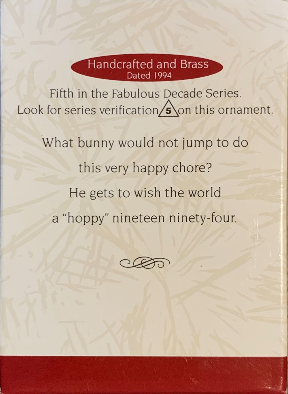 Fabulous Decade #5 - Fabulous Decade (Years) ornament collectible [Barcode 015012118223] - Main Image 2