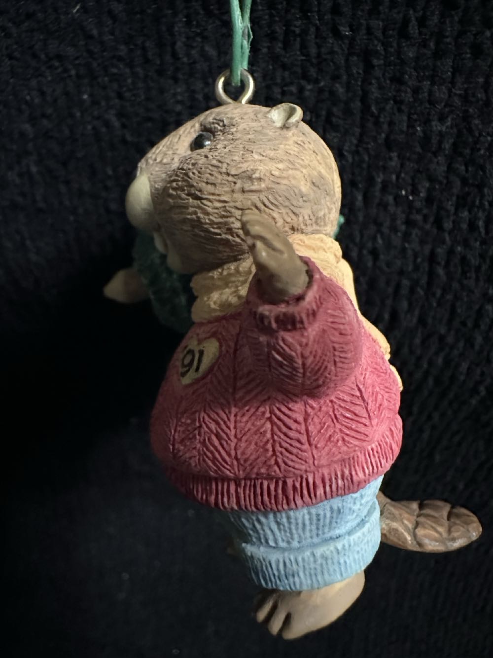 Yule Logger  - Tender Touches (Beaver / Tree) ornament collectible [Barcode 070000027444] - Main Image 3