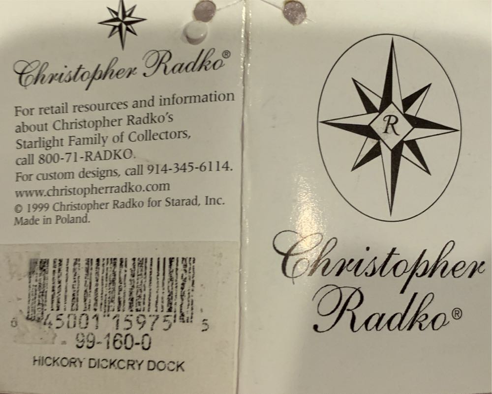 Hickory Dickory Dock - Storybook (Storybook) ornament collectible - Main Image 4