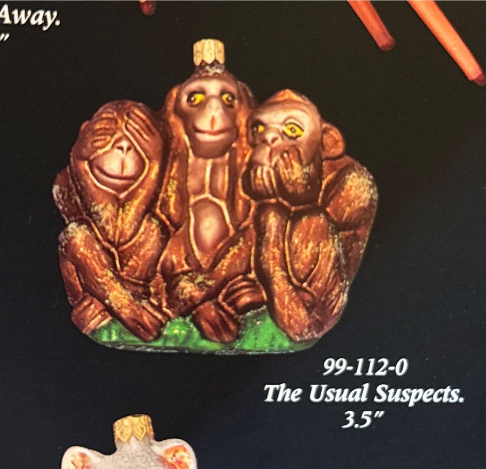 The Usual Suspects  (Animal) ornament collectible - Main Image 4