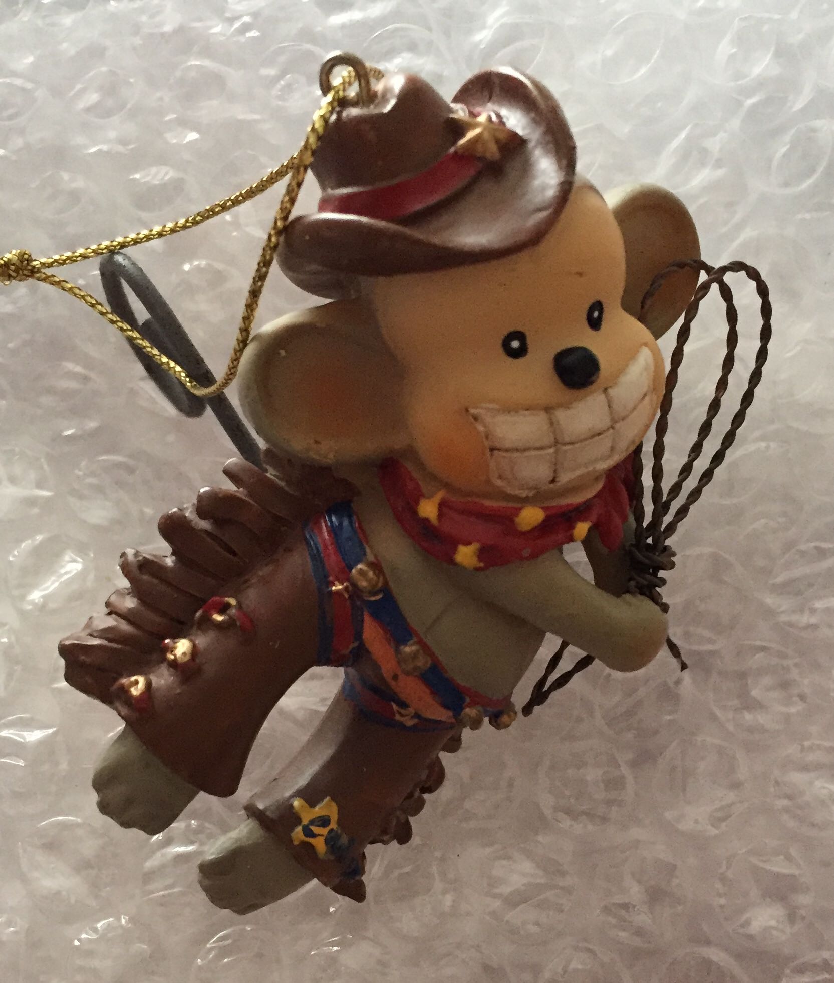 Monkey Cowboy  ornament collectible - Main Image 1