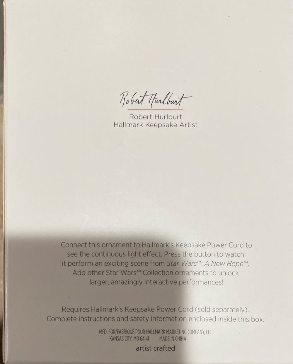 Darth Vader’s Tie Fighter - Star Wars Collection (Movies) ornament collectible [Barcode 763795399277] - Main Image 2