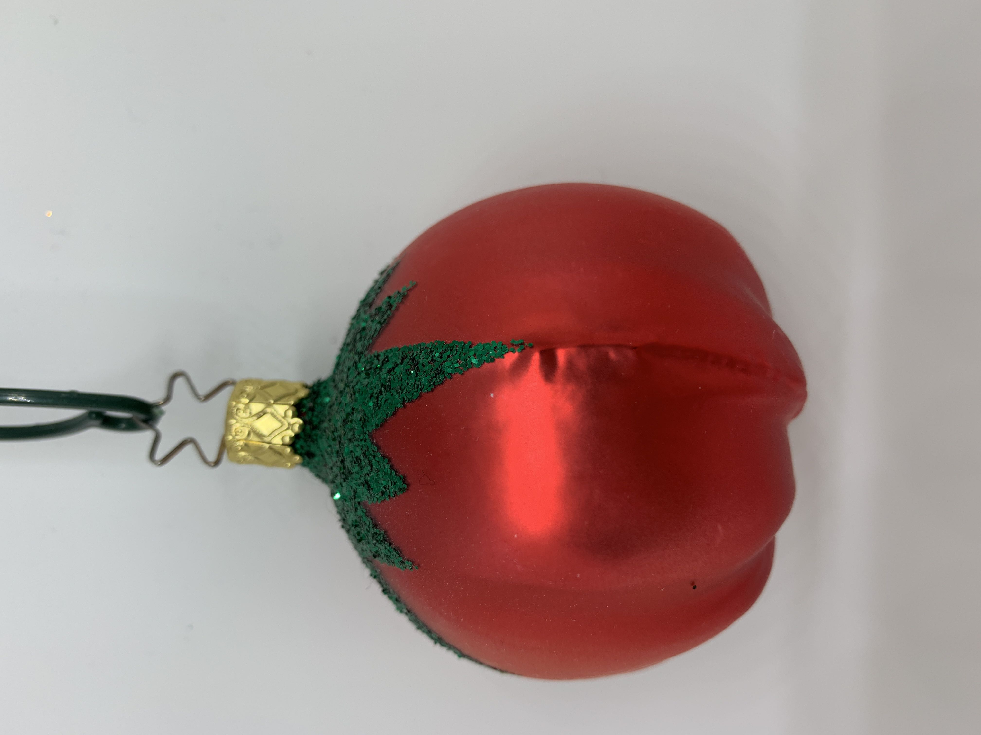 Elf Suit Sparkle Glass Ornament 