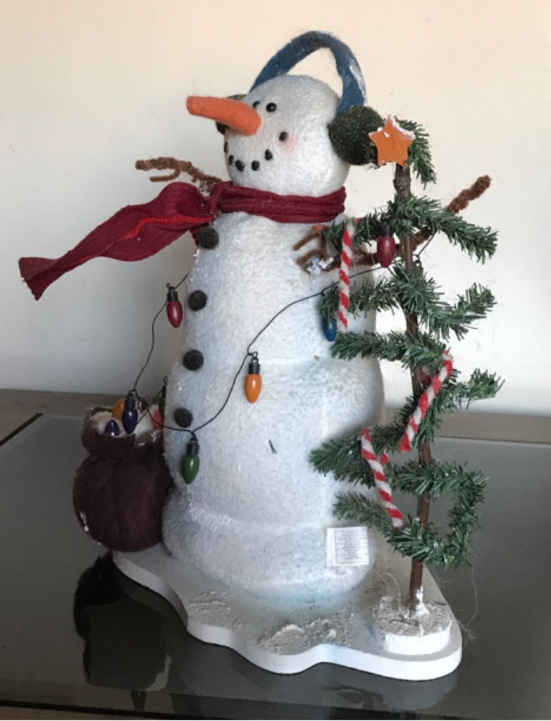 Snowman And Tree - General Christmas Decoration (Christmas Decor) ornament collectible - Main Image 2