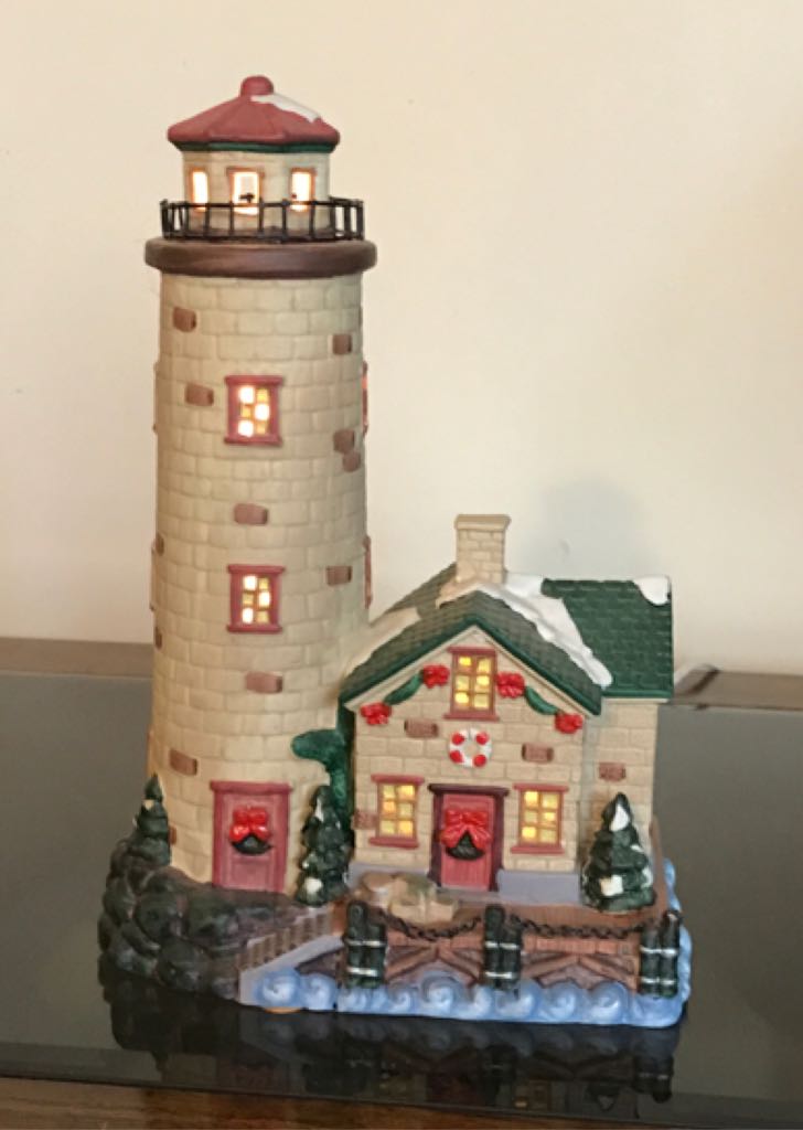 Lighthouse - Christmas Village (Christmas Decor) ornament collectible [Barcode 684036100165] - Main Image 1