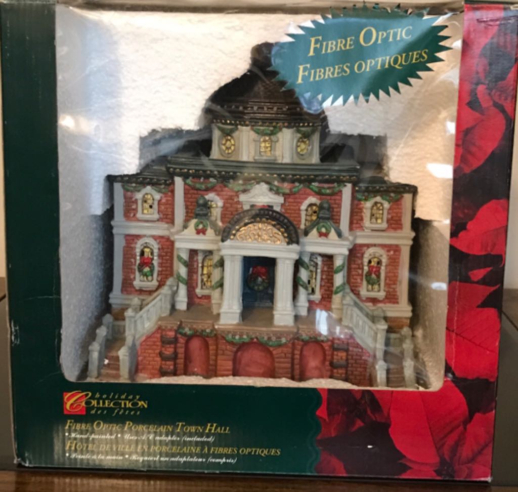 Town Hall - Christmas Village (Christmas Decor) ornament collectible [Barcode 062615042479] - Main Image 2