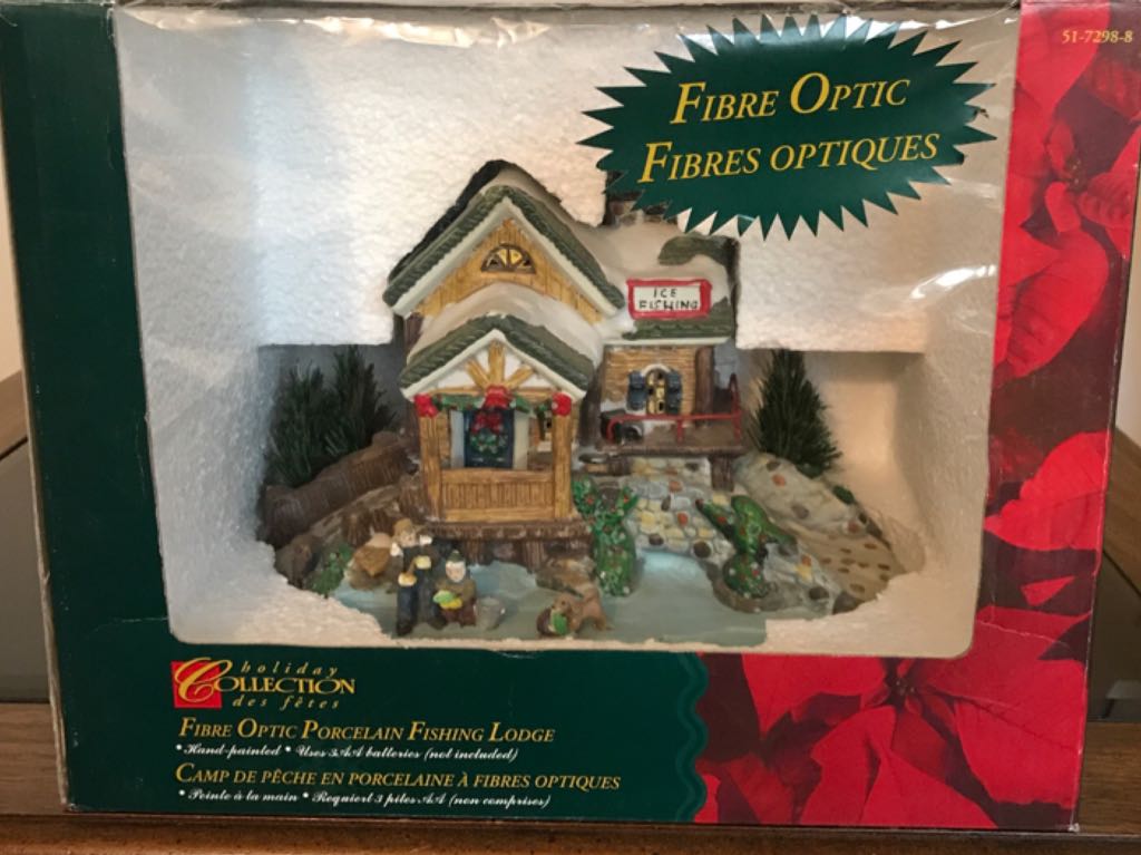 Fishing Lodge - Christmas Village (Christmas Decor) ornament collectible - Main Image 2