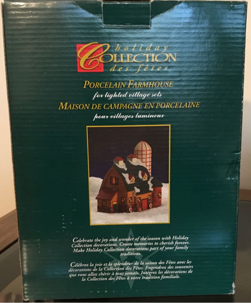 Lighted Farmhouse #2 - Christmas Village (Christmas Decor) ornament collectible [Barcode 684036100073] - Main Image 2