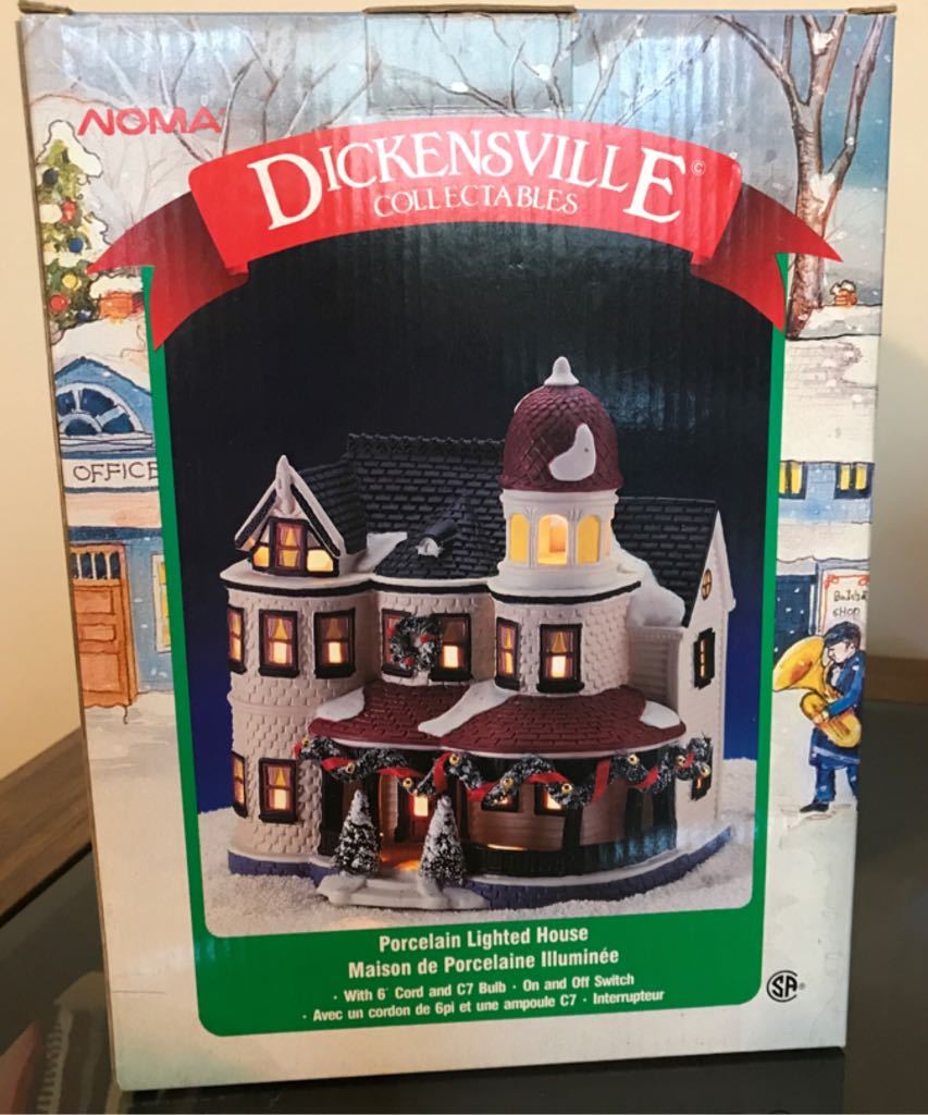 Lighted Farmhouse # 1 - Christmas Village (Christmas Decor) ornament collectible [Barcode 063407000172] - Main Image 2