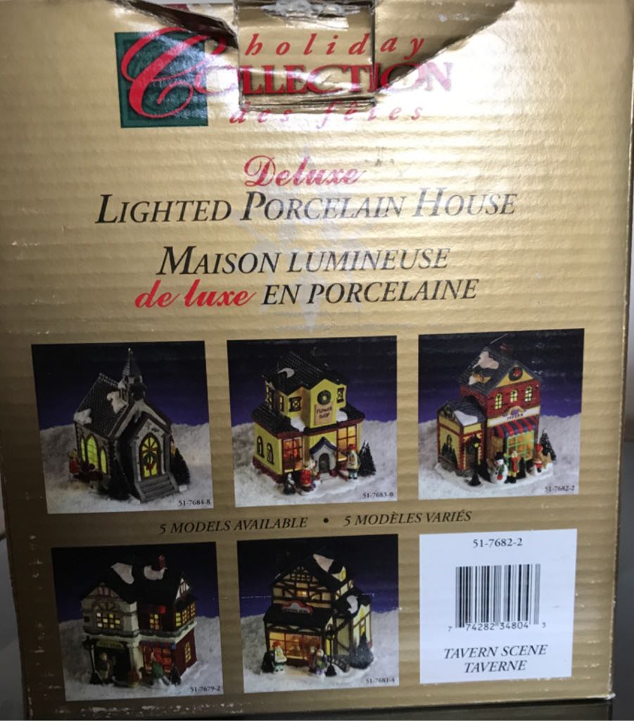 Tavern - Christmas Village (Christmas Decor) ornament collectible [Barcode 774282348043] - Main Image 2