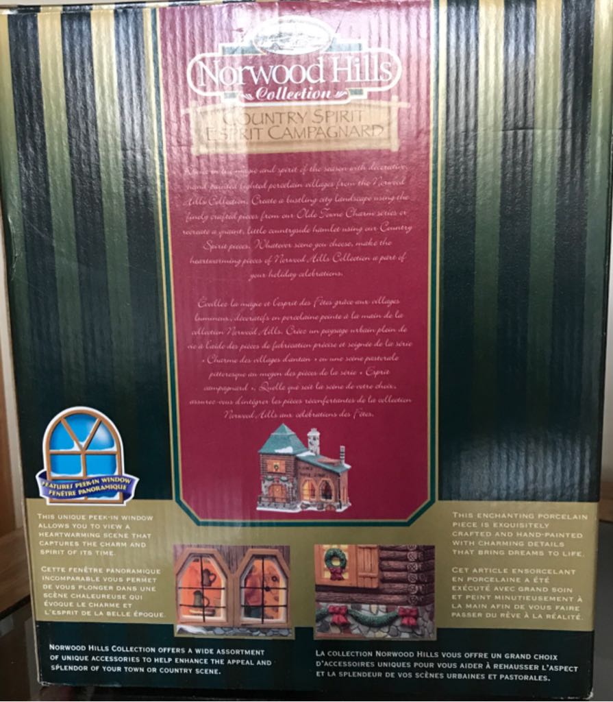 Keene’s Maple Syrup - Christmas Village (Christmas Decor) ornament collectible [Barcode 079919003006] - Main Image 2