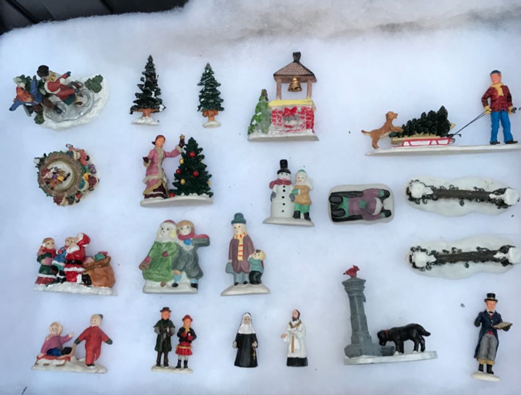 Village Porcelain Accessories 2 - Christmas Village (Christmas Decor) ornament collectible - Main Image 2