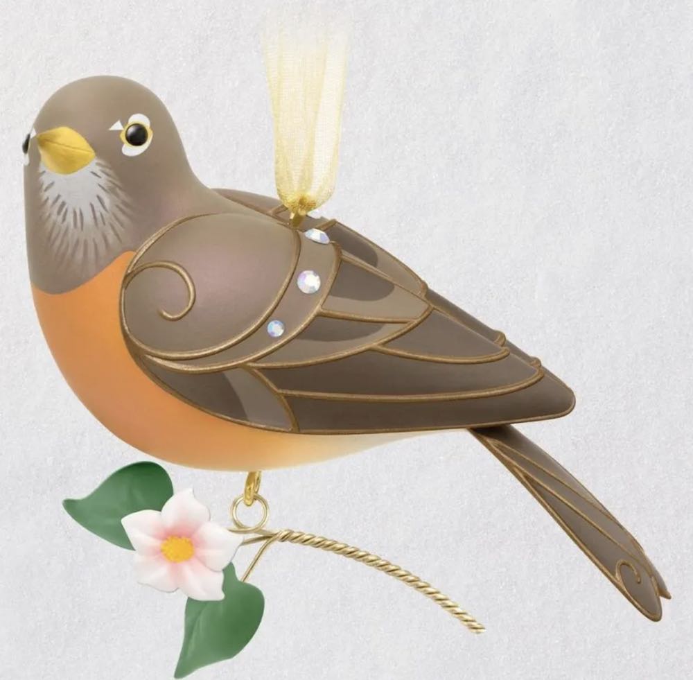 Beauty Of Birds #14 - Robin - The Beauty Of Birds (Birds) ornament collectible [Barcode 763795332250] - Main Image 4