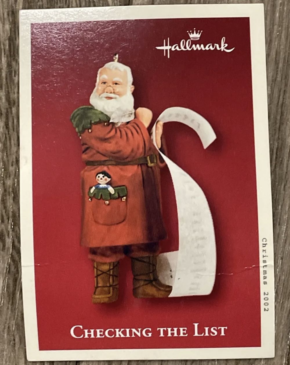 Checking the List - Santa (Checking The List) ornament collectible [Barcode 015012644494] - Main Image 4