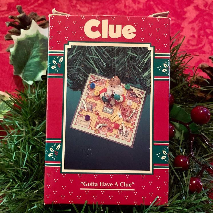 Clue®: “GOTTA HAVE A CLUE” - Enesco Treasury Of Christmas Ornaments (Hanging Ornament) ornament collectible [Barcode 045544200349] - Main Image 3