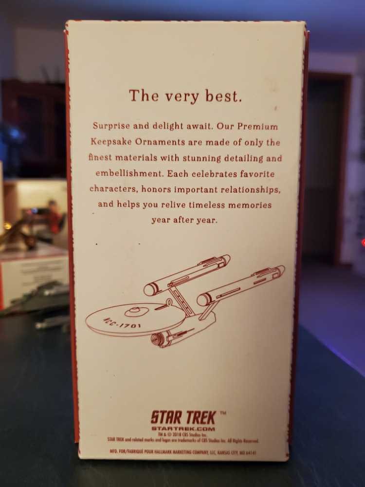 ST:TOS - “U.S.S. ENTERPRISE L” - Star Trek: The Original Series (Hanging Ornament) ornament collectible [Barcode 763795437245] - Main Image 3