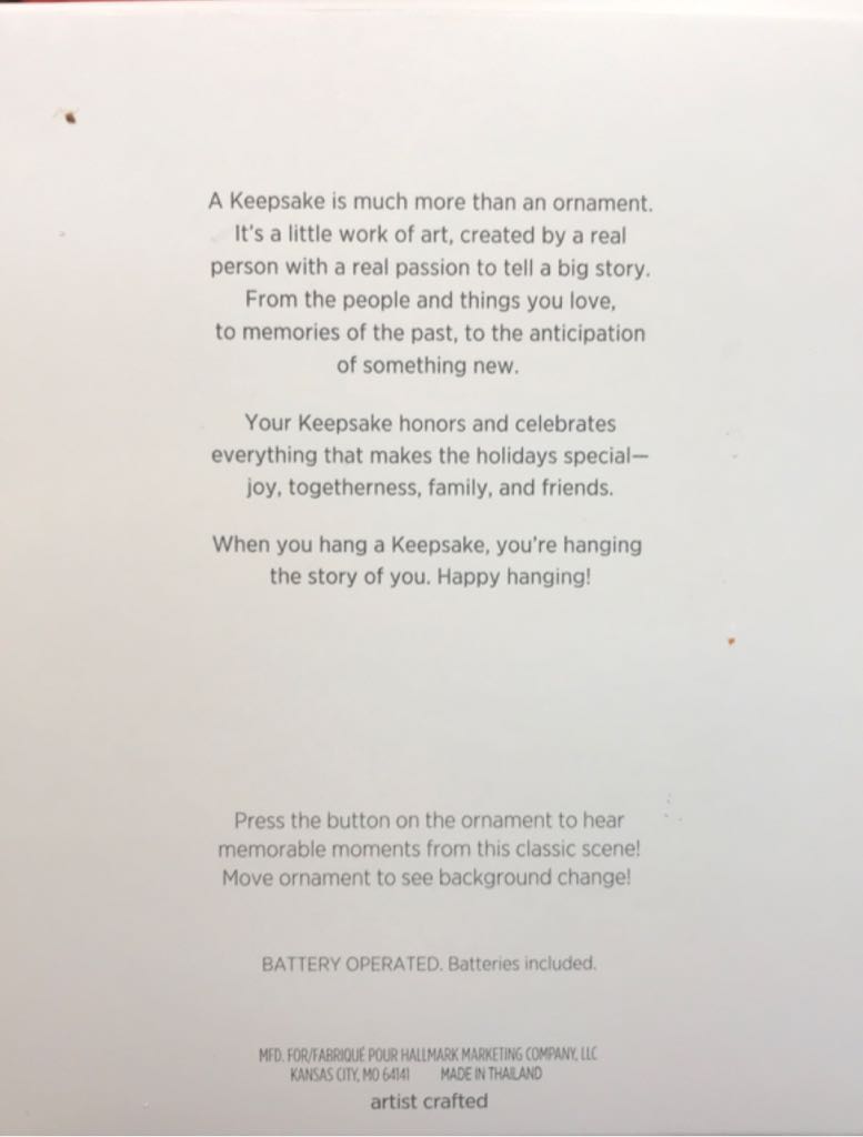 Oz: “MONKEY BUSINESS” - The Wizard of Oz - Witch’s Castle (MAGIC: Sound) ornament collectible [Barcode 763795278831] - Main Image 2