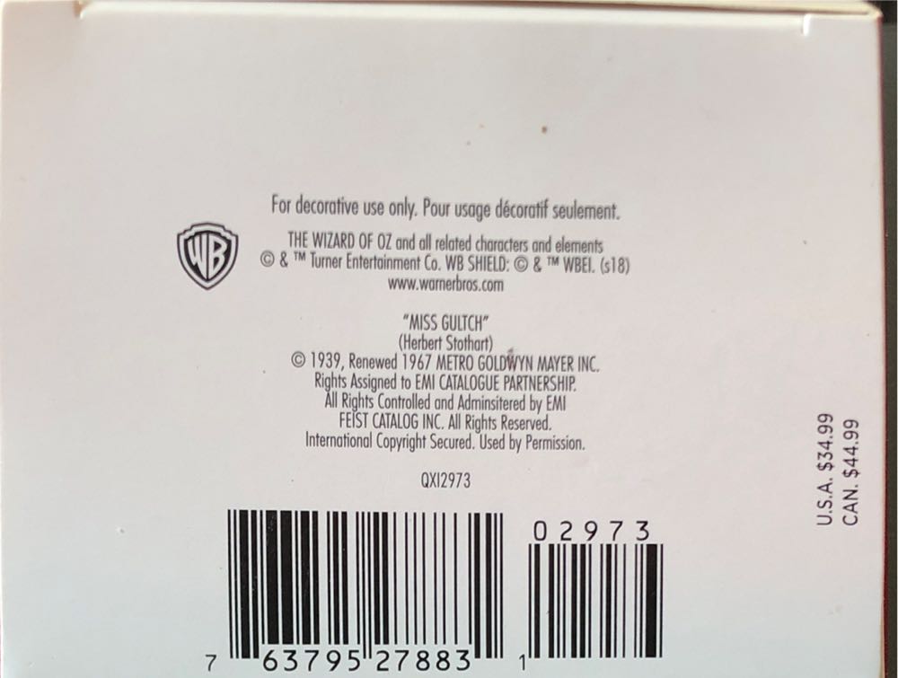 Oz: “MONKEY BUSINESS” - The Wizard of Oz - Witch’s Castle (MAGIC: Sound) ornament collectible [Barcode 763795278831] - Main Image 3