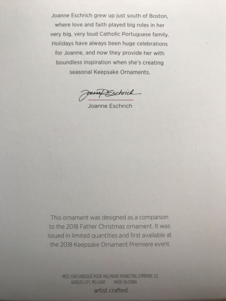 Father Christmas’s Reindeer - 2018 - Father Christmas (Limited Quantity) ornament collectible [Barcode 763795374915] - Main Image 2