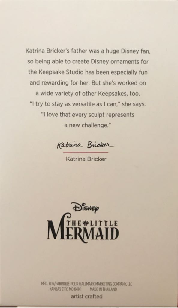 Ariel And King Triton - The Little Mermaid (Disney) ornament collectible [Barcode 763795296255] - Main Image 2