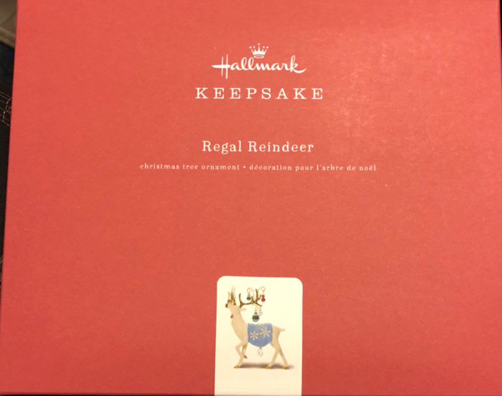Regal Reindeer - KOC Club (Reindeer) ornament collectible [Barcode 763795341870] - Main Image 1