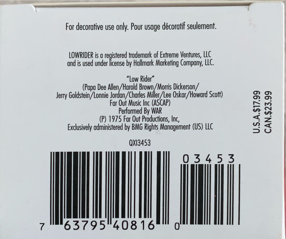 Cars Low N’ Sno  ornament collectible [Barcode 763795408160] - Main Image 4