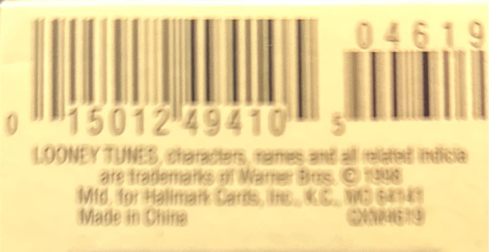 Taz And The She-Devil - Looney Tunes Miniature (Looney Tunes) ornament collectible [Barcode 015012494105] - Main Image 3