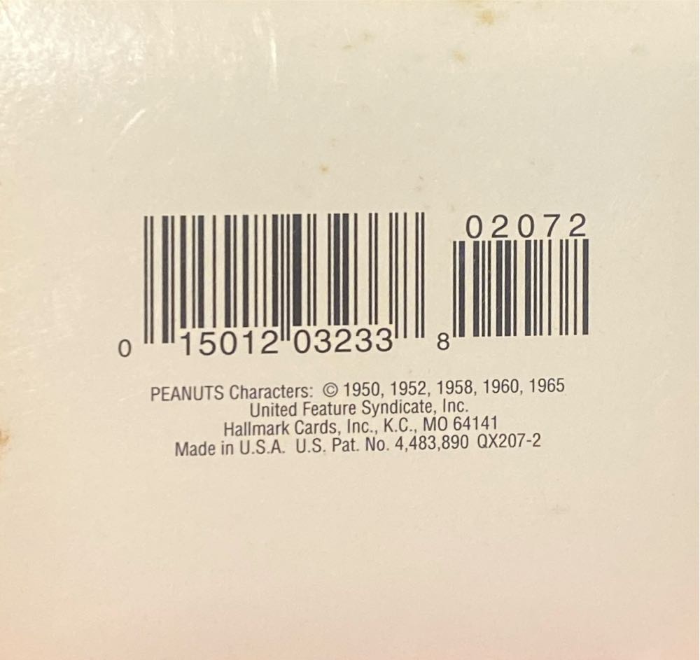 Peanuts Glass Ball 1993 - The Peanuts Gang (Peanuts) ornament collectible [Barcode 015012032338] - Main Image 4