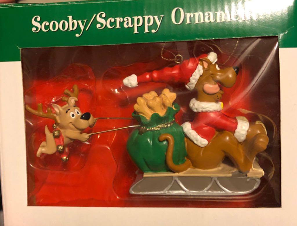 Scooby/Scrappy Sleigh  (Movies & TV) ornament collectible [Barcode 447010064002] - Main Image 1