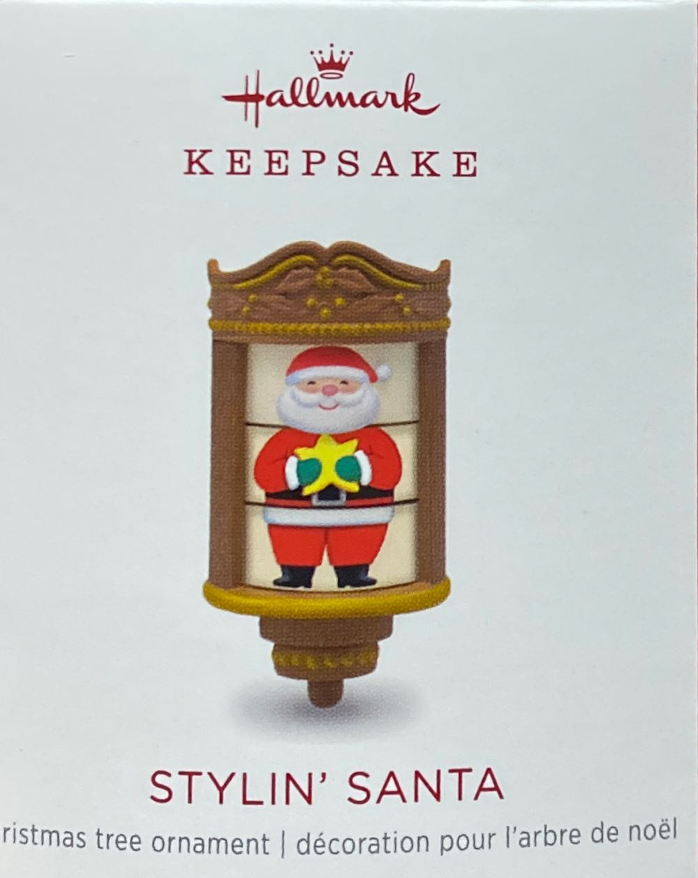 Santa Stylin’ Santa - Mini - Miniature (Santa) ornament collectible [Barcode 763795345267] - Main Image 3