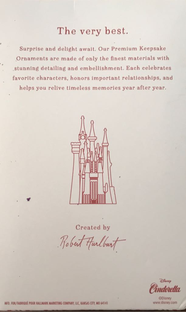 Cinderella’s Castle - Disney Cinderella (Disney) ornament collectible [Barcode 763795346882] - Main Image 2