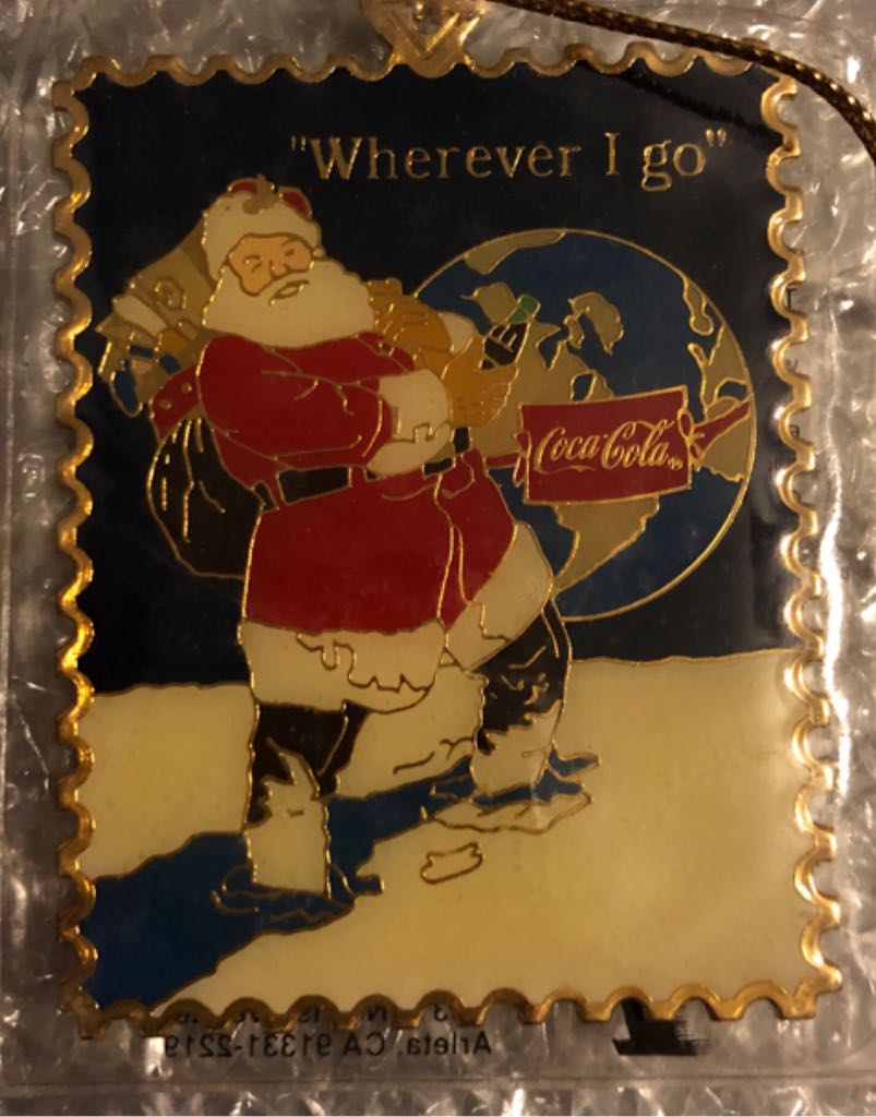 Flat Metal Thomas Ornament