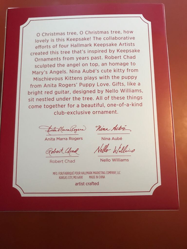 O Tannenbaum - KOC Member Exclusive (KOC) ornament collectible [Barcode 763795532841] - Main Image 2