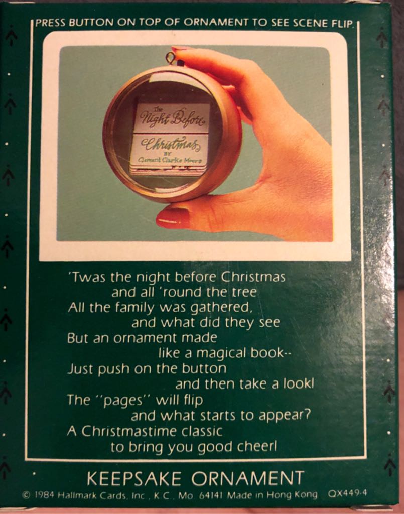 The Night Before Christmas  ornament collectible - Main Image 2