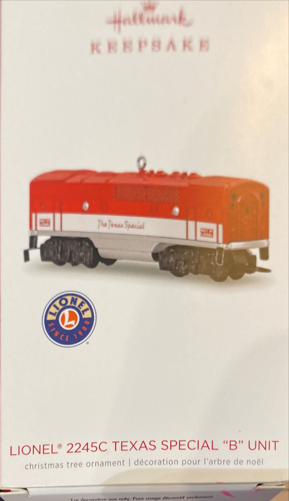 Lionel 2245C Texas Special “B” Unit - Lionel Trains (Trains) ornament collectible [Barcode 763795331321] - Main Image 2