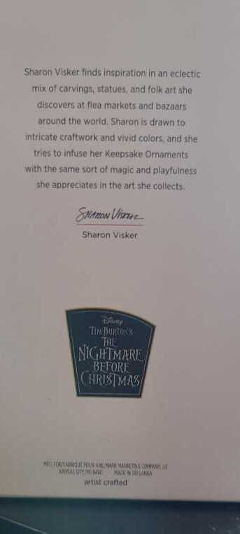 Here Comes Sandy Claws - Disney Nightmare Before Christmas (Tim Burton’s Nightmare Before Christmas) ornament collectible [Barcode 763795404896] - Main Image 2