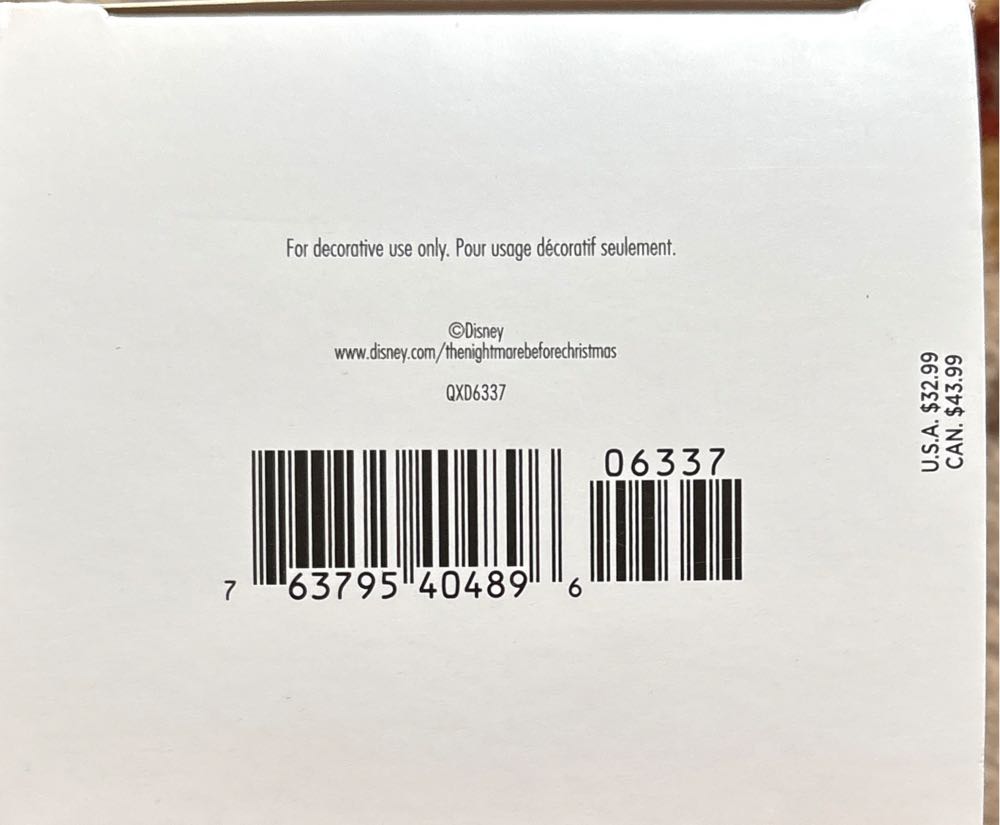 Here Comes Sandy Claws - Disney Nightmare Before Christmas (Tim Burton’s Nightmare Before Christmas) ornament collectible [Barcode 763795404896] - Main Image 3