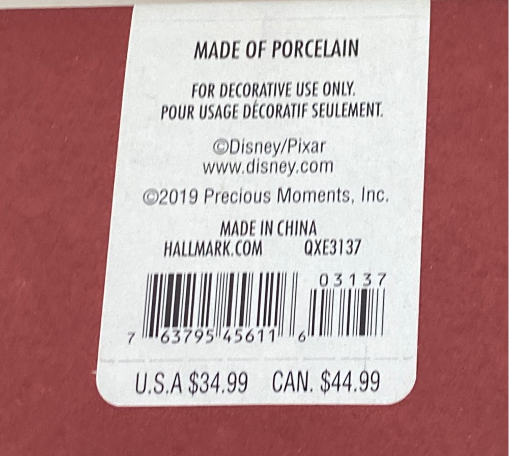 Woody and Bo Peep - Disney Precious Moments (Disney Precious Moments) ornament collectible [Barcode 763795456116] - Main Image 3