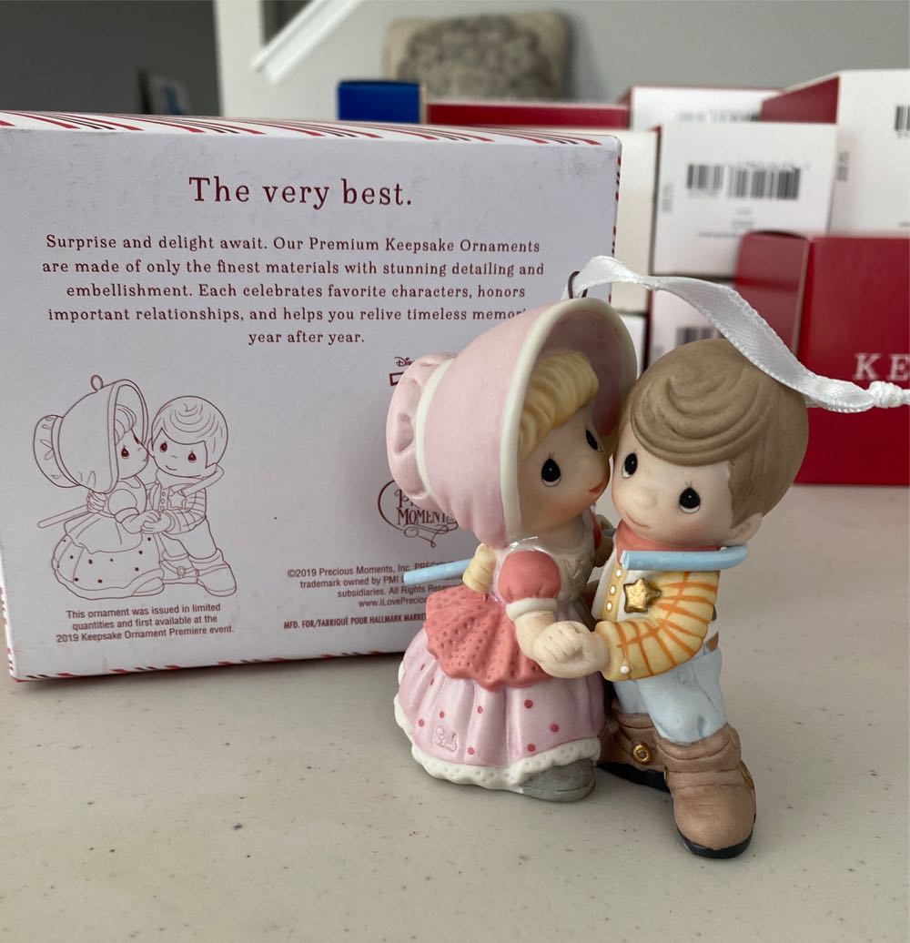Woody and Bo Peep - Disney Precious Moments (Disney Precious Moments) ornament collectible [Barcode 763795456116] - Main Image 4