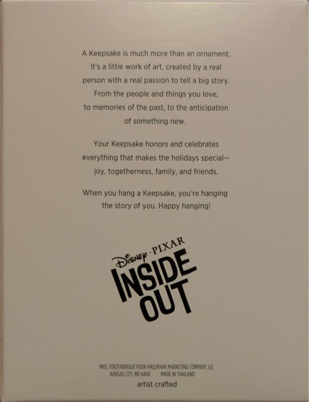 Bing Bong Saves The Day - Inside Out (Disney•Pixar) ornament collectible [Barcode 763795404773] - Main Image 2